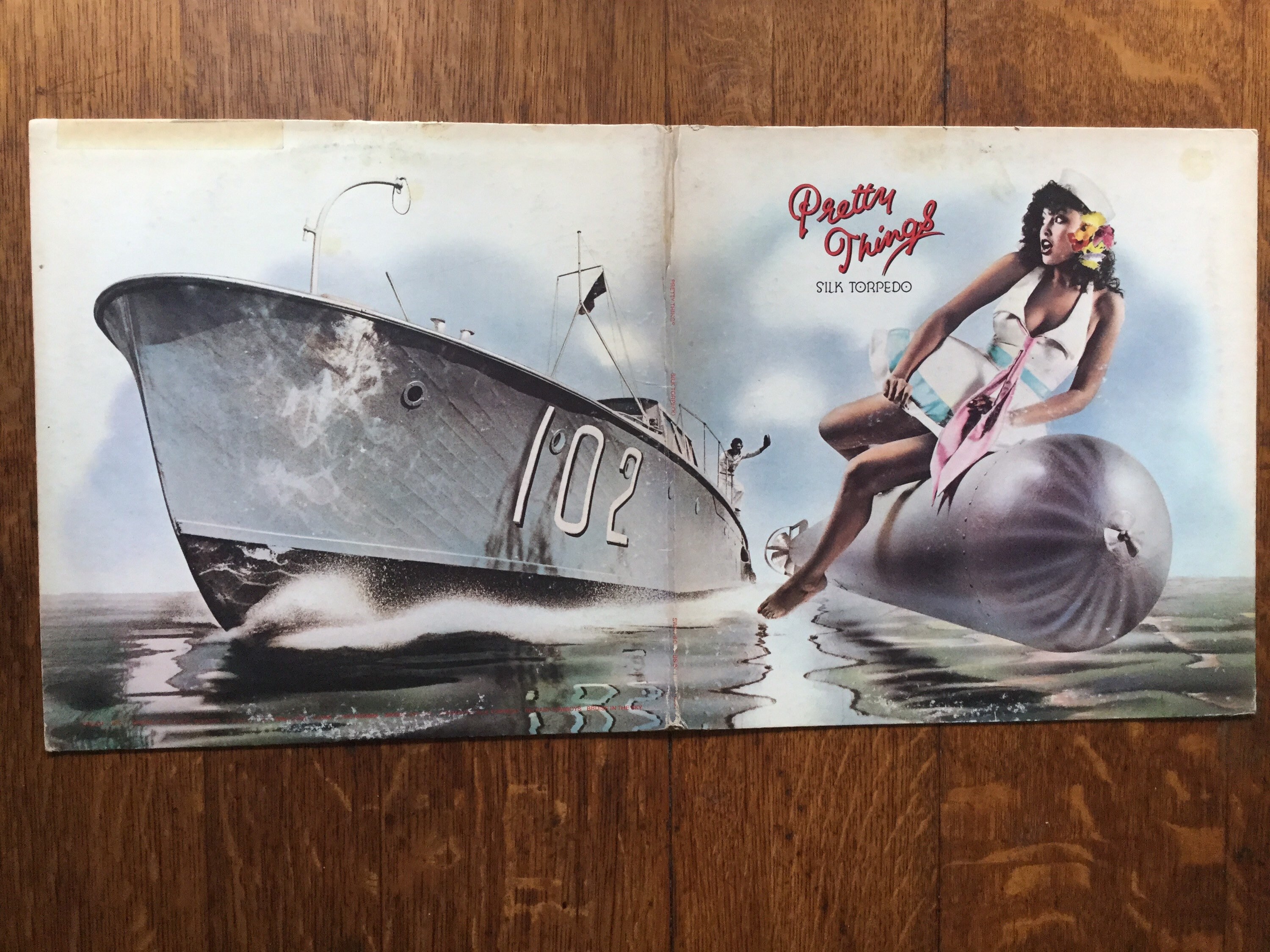 Pretty Things Silk Torpedo Stereo Vinyl Lp 1974 Swan Song Records SS 8411