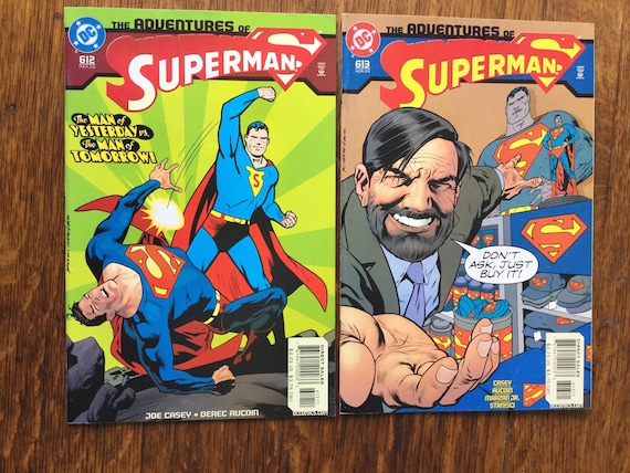 Adventures of Superman #612 & 613 Mar.-apr 2003 DC Comics. - Etsy