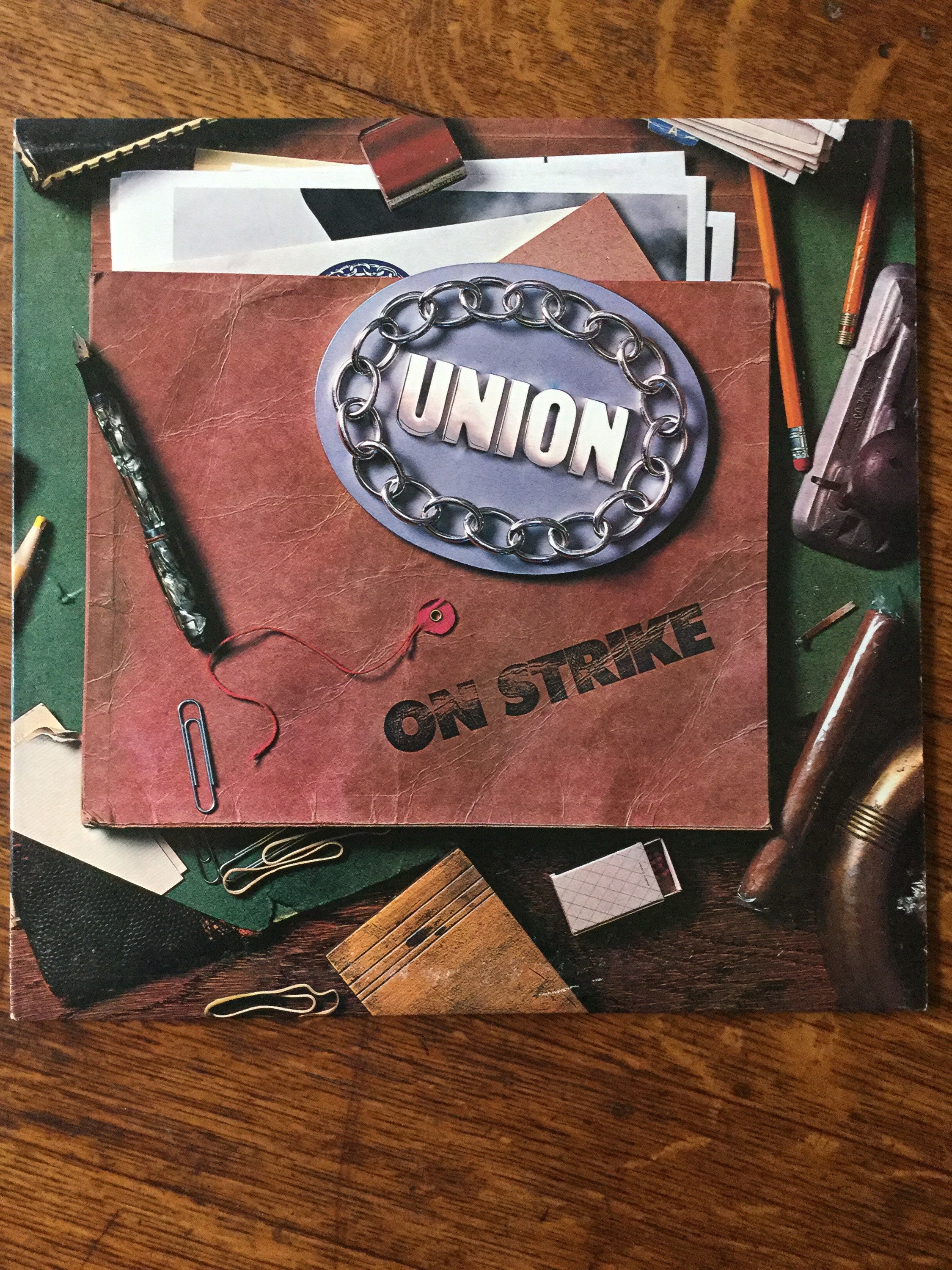 MOTON RECORDS / INCVarious – Y U Fall Union on Strike Vinyl Stereo LP 1981 Portrait Records ARR