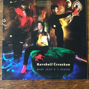 Marshall Crenshaw Mary Jean & 9 Others Stereo Vinyl LP 1987 WB Records 1-25583