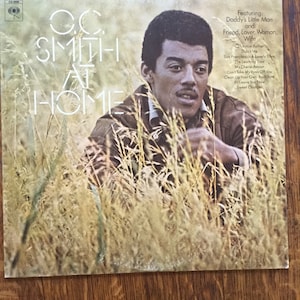 O. C. Smith At Home Stereo Vinyl  Lp 1985 Columbia Records CS 9908