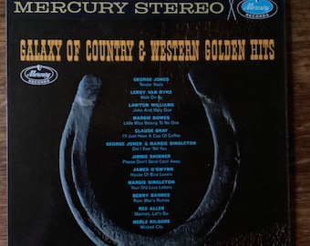 Galaxy Of Country & Western Golden Hits Various Artists Stereo Lp Vinyl 1961 Mercury Records SRD 12