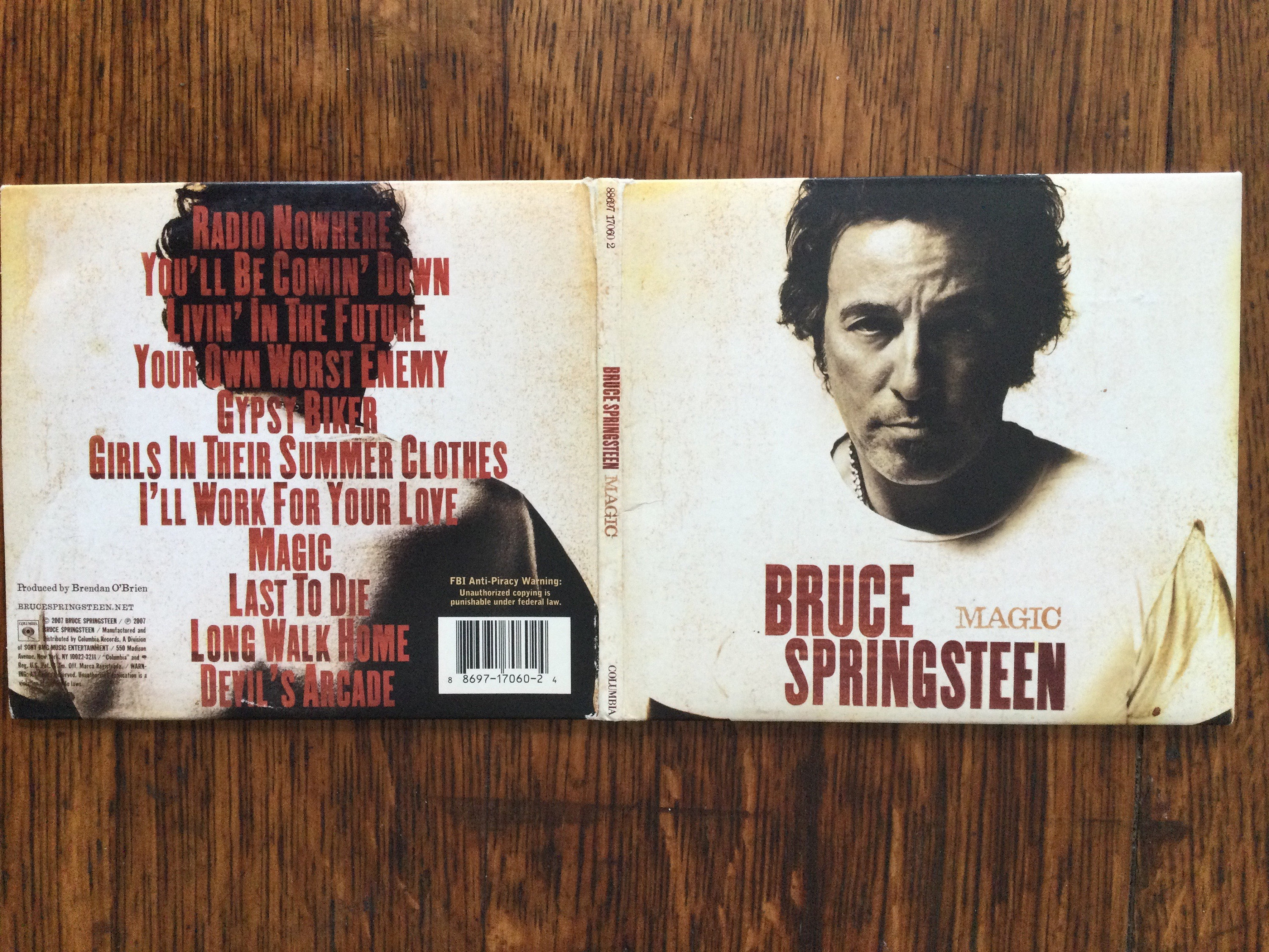 Bruce Springsteen Magic CD 2007 Columbia Records 88697 17060