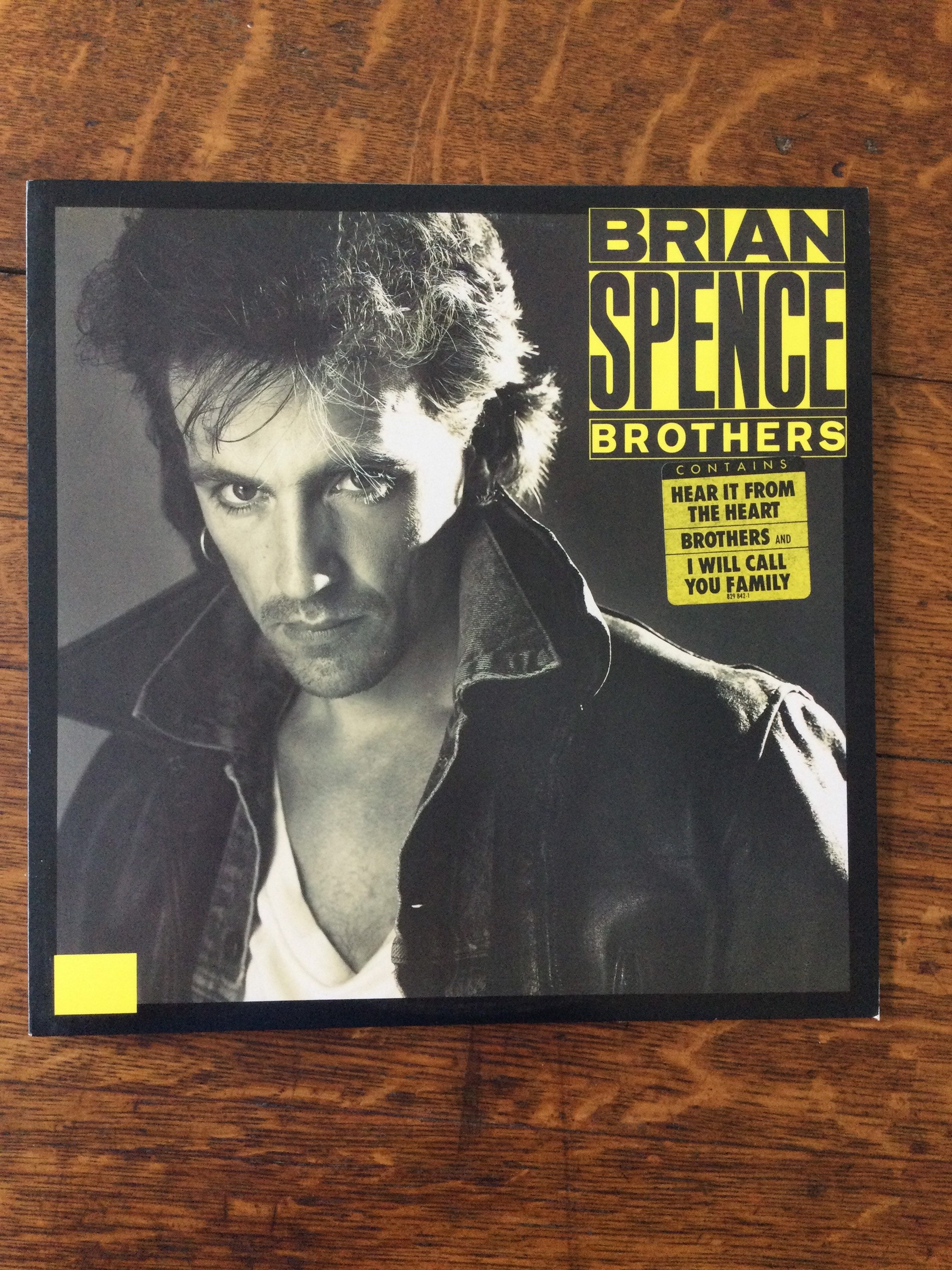 Brian Spence Brothers Stereo Vinyl LP 1986 Polydor Records