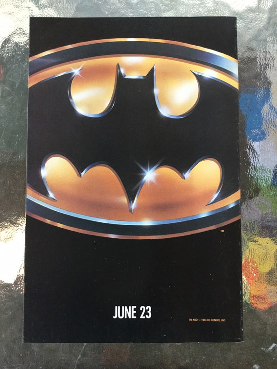 Batman # 1 Movie Special Nov. 1989 DC Comics - Etsy