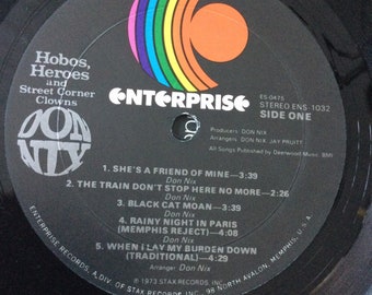 Don Nix Hobos, Heroes And Street Corner Clowns Stereo Vinyl Gatefold LP  1973 Stax/ Enterprise Records ES-0475