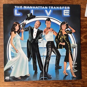 Manhattan Transfer Live Stereo Vinyl LP 1978 Atlantic Records K 50540