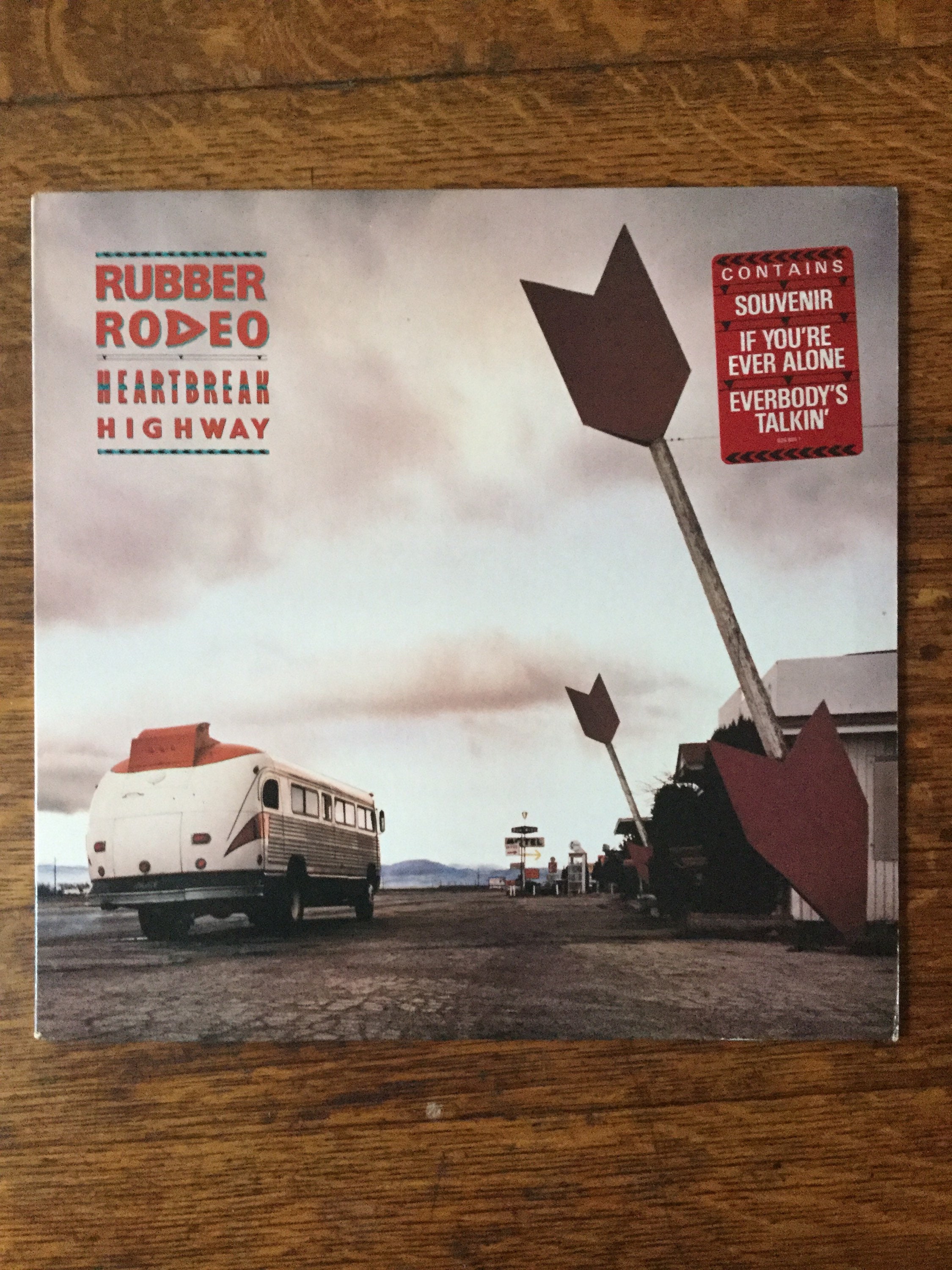 Heartbreak Rodeo Rubber Rodeo Heartbreak Highway Stereo Vinyl Promo LP 1986 Mercury ...