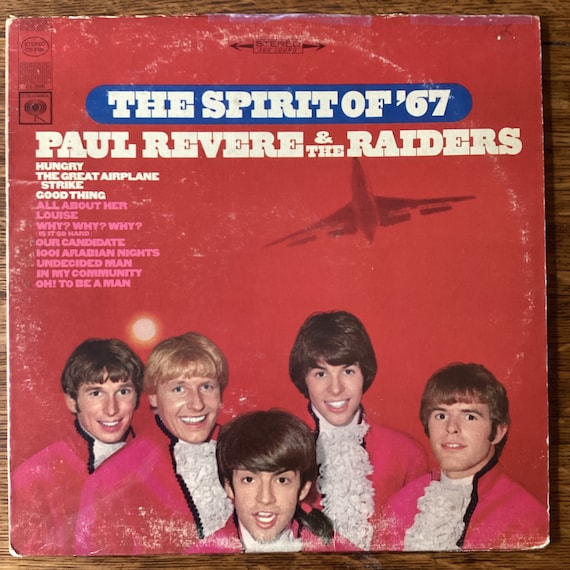 LP ポール・リヴィアーとレイダース 革命 帯,付録付 CBS YS-953-C Paul Revere & the Raiders the Spirit of '67 Stereo LP 1966