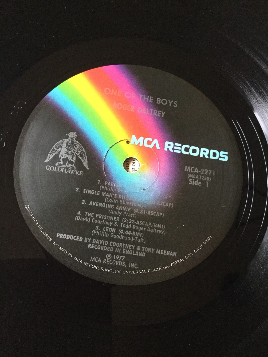 Roger Daltrey One of the Boys Stereo Vinyl LP 1977 MCA Records Etsy