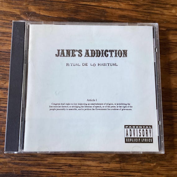 Jane's Addiction - Ritual De Lo Habitual - 1990 CD WB Records W2