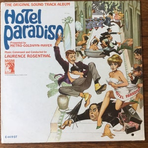Hotel Paradiso OST Vinyl LP 1966 MGM Records E 4419 Frank Frazetta Art, Alec Guinness, Gina Lollobrigida
