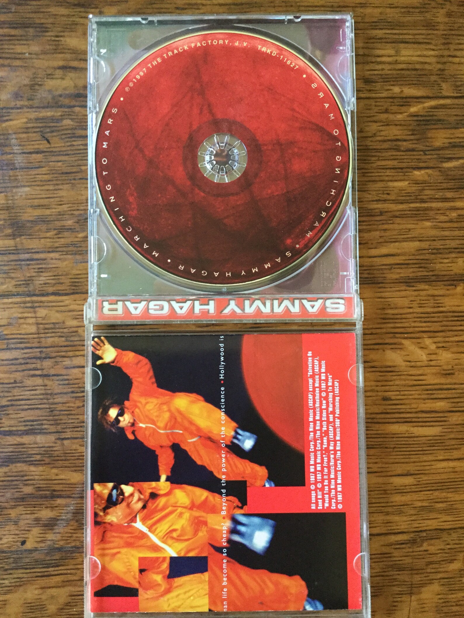 Sammy Hagar Marching To Mars CD 1997 The Track Factory Records Etsy