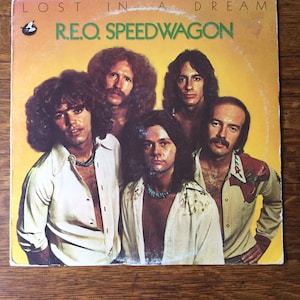 REO Speedwagon Lost In A Dream Stereo Vinyl  LP 1974 Epic Records PE 32948