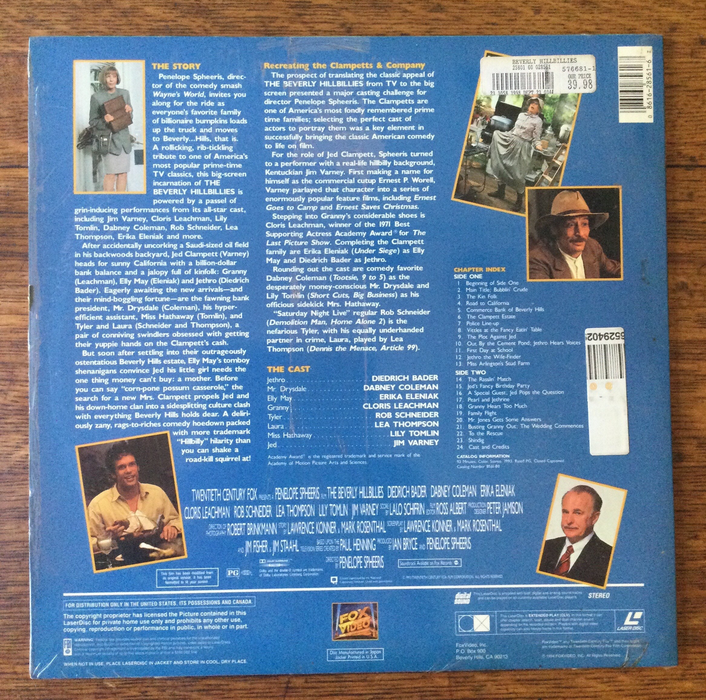 Laser Disc Beverly Hillbillies Fox Home Video 85616 Stereo Extended Play -  Etsy