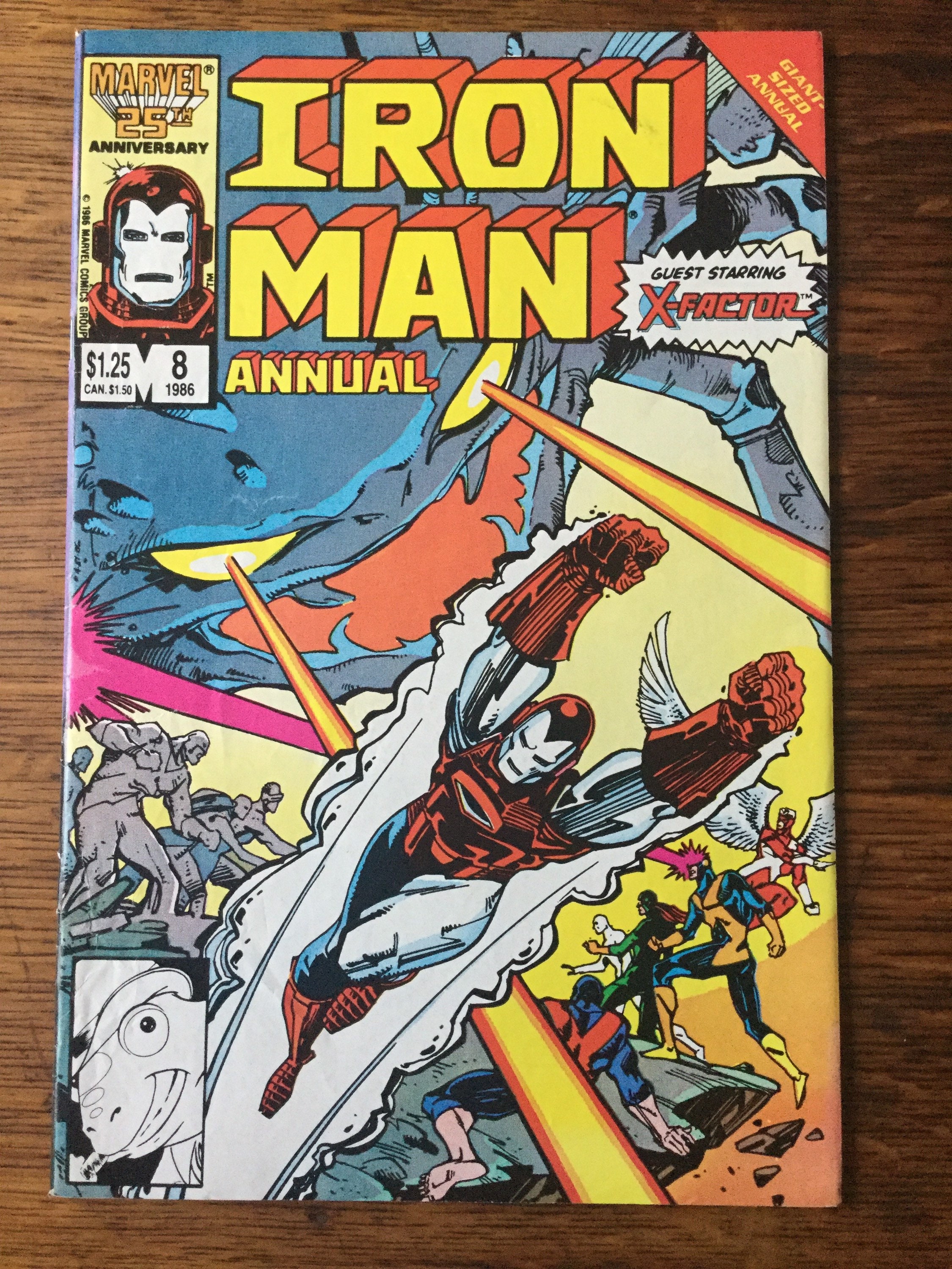 Iron Man Annual # 8 1986 Marvel Comic W/ X-factor - Etsy