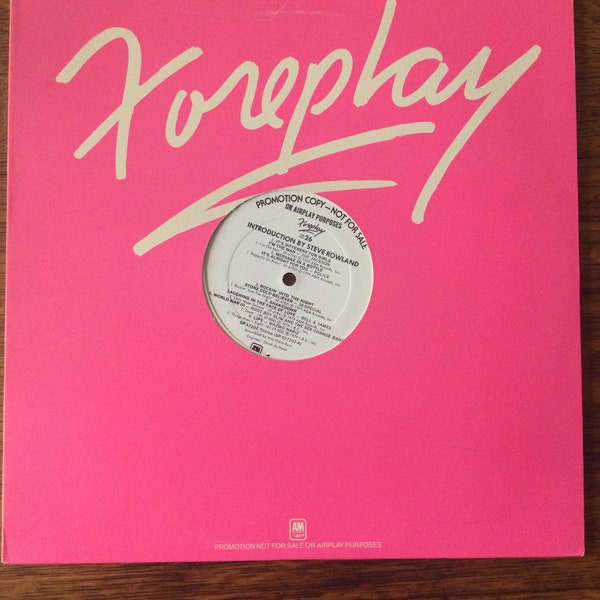 Foreplay #26 Pre-Release Sampler Stereo Vinyl LP ‘79 A&M Records SP17102 w/Joe Jackson, Police, 38 Special, Bell And James, Root Boy, Wazmo