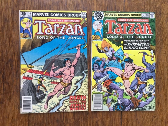 Tarzan Vol. 1 #16 & 17 Sept.-oct. 1978 Marvel Comics Lord of the