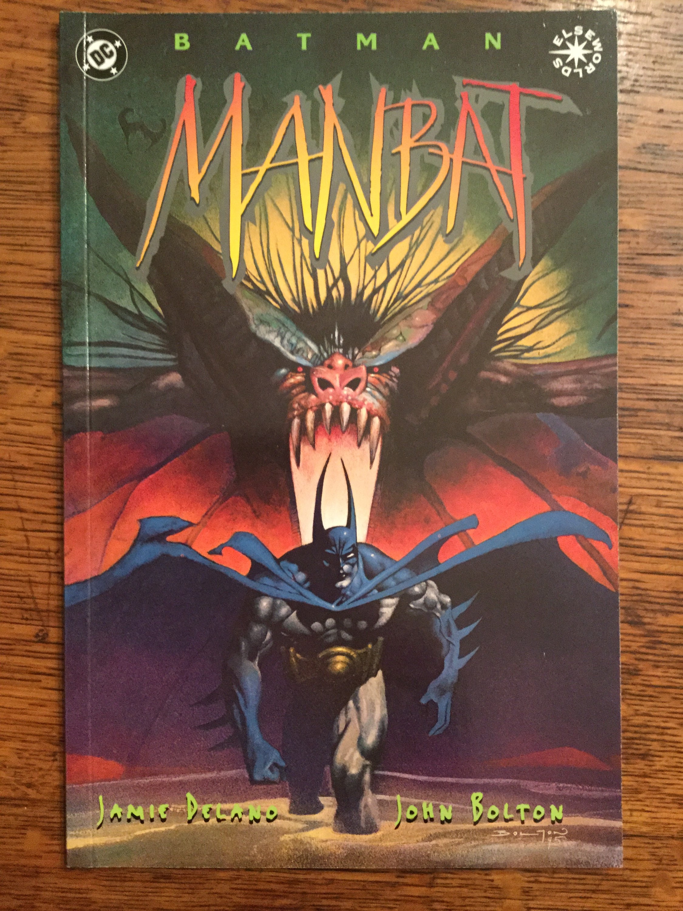 Batman Manbat #1 of 3 Oct. 1995 Marvel Comic Elseworlds - Etsy