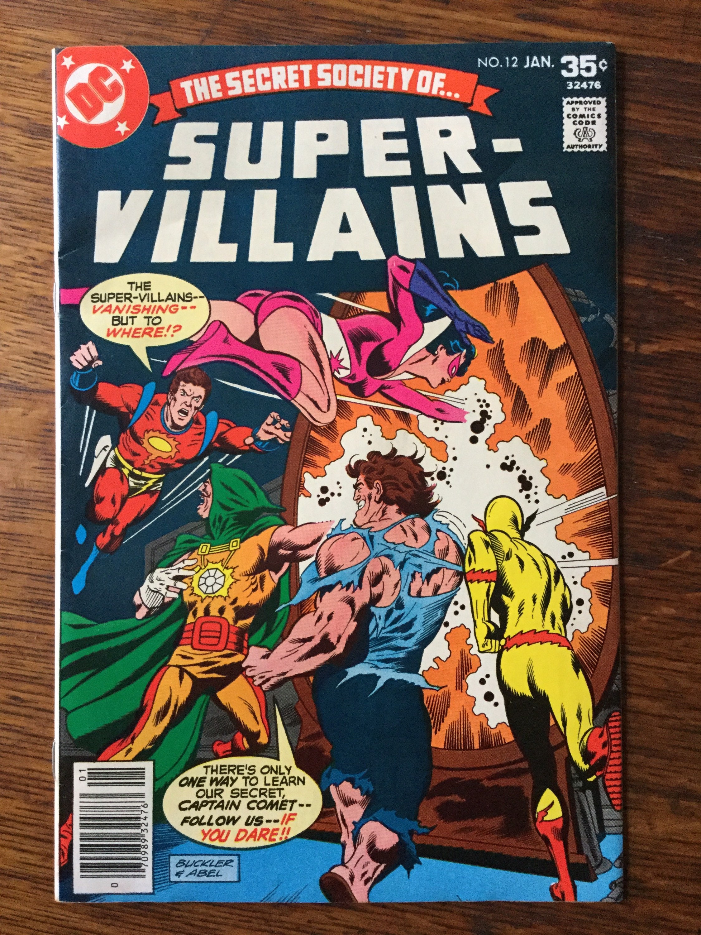 HAGANE「Super Villan」 Secret Society of Super Villains # 12 Jan. 1978 DC Comics W