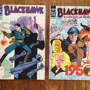 Blackhawk # 11 & 12 Feb.-Mar. 1990 Dc Comic