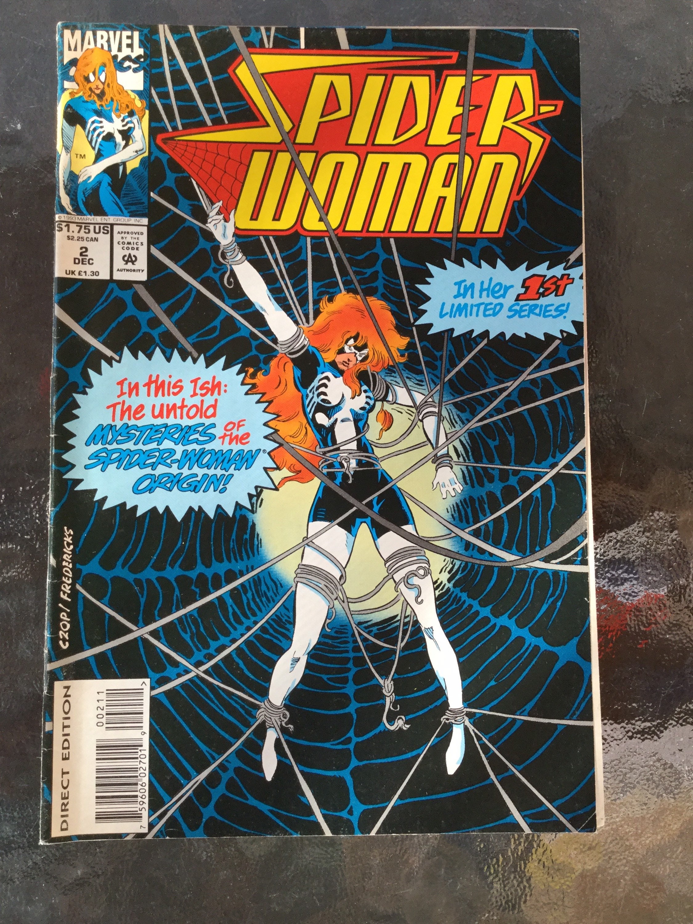 Spider-woman Vol. 2 # 2 Dec. 1993 Marvel Comics - Etsy