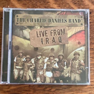 The  Charlie Daniels Band - Live From Iraq - Cd & DVD-  2007 Koch Records KOC-CD-4240
