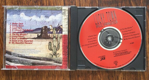 Bruce Springsteen Lucky Town CD 1992 Columbia Records CK 53001 - Etsy