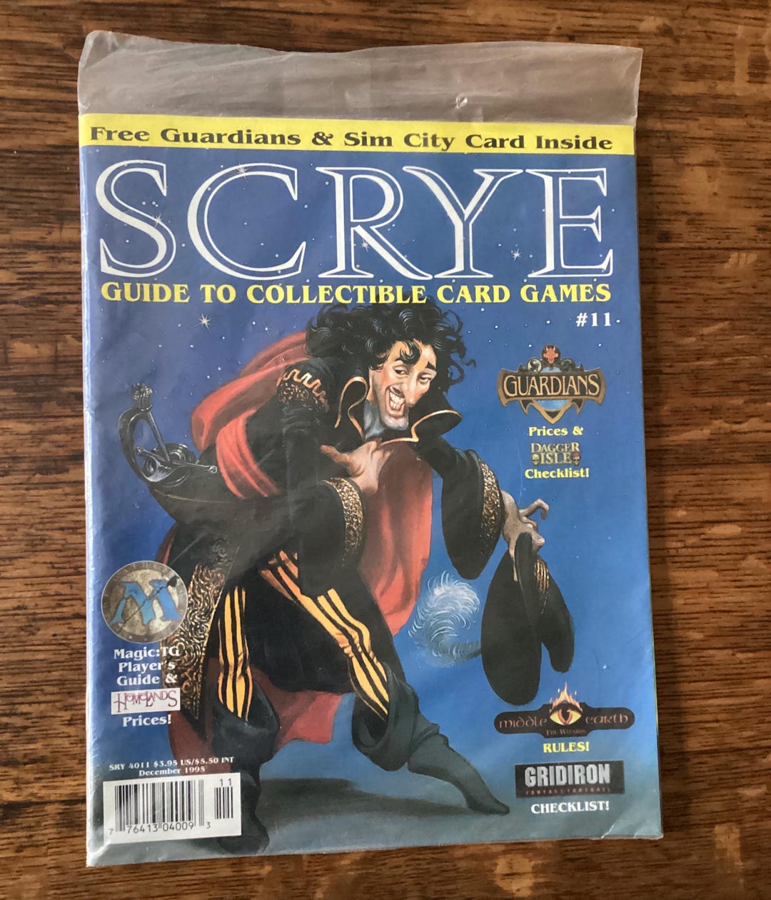 Scrye - Guide to Collectible Card Games # 11 Dec. 1995 Sealed With 2 ...