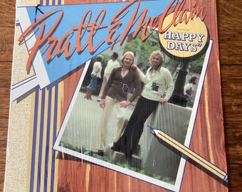 Pratt & McClain Self Titled Featuring Happy Days Stereo Vinyl Lp 1976 Reprise Records MS 2250