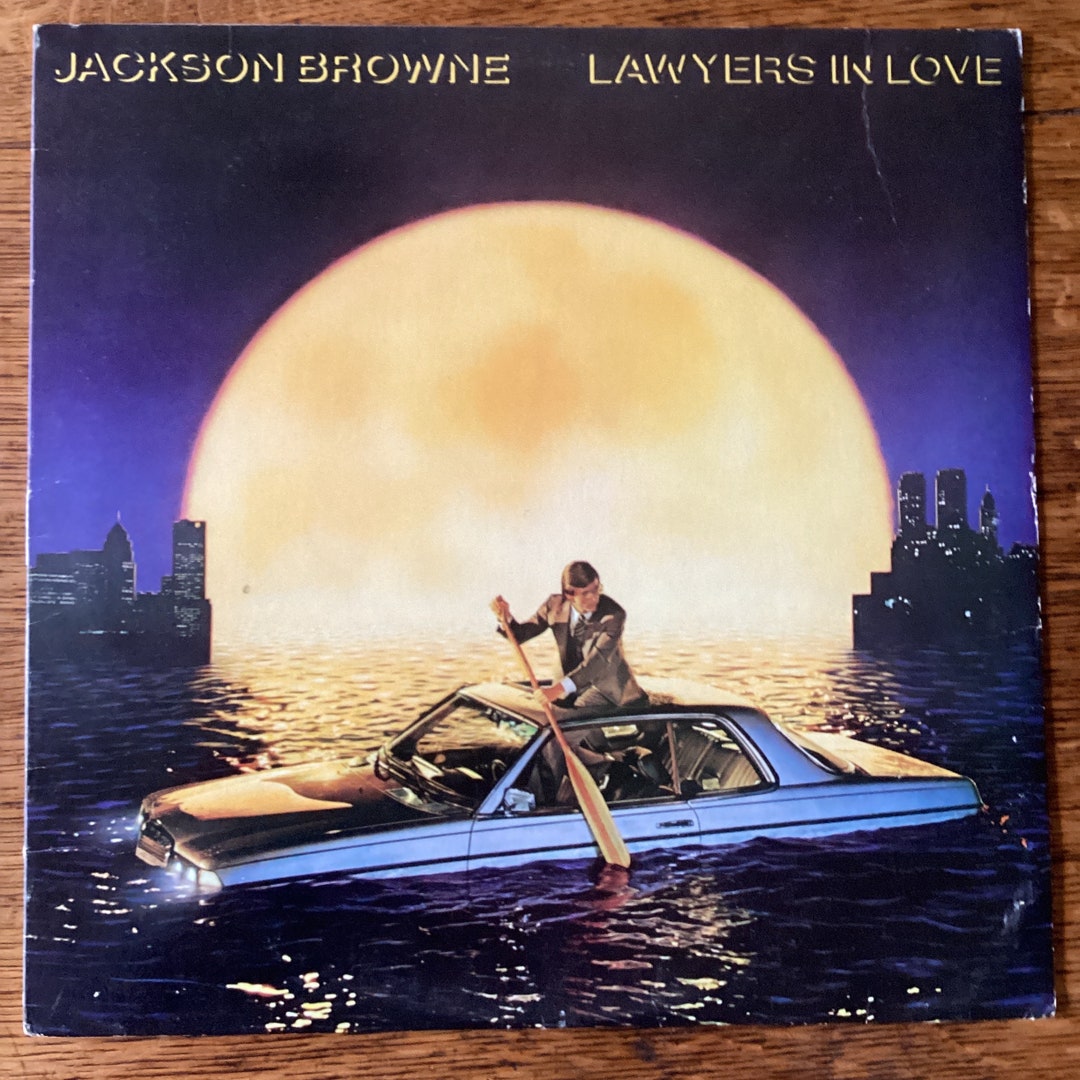 Jackson Browne Lawyers in Love Stereo Vinyl LP 1983 Asylum Records