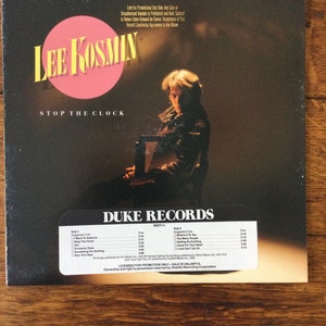 Lee Kosinski Stop The Clock Vinyl Stereo LP 1983 Duke Records 90071-1