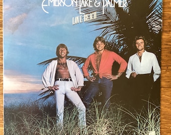Emerson Lake & Palmer - Love Beach - Stereo Vinyl Lp 1978 Atlantic Records SD 19211
