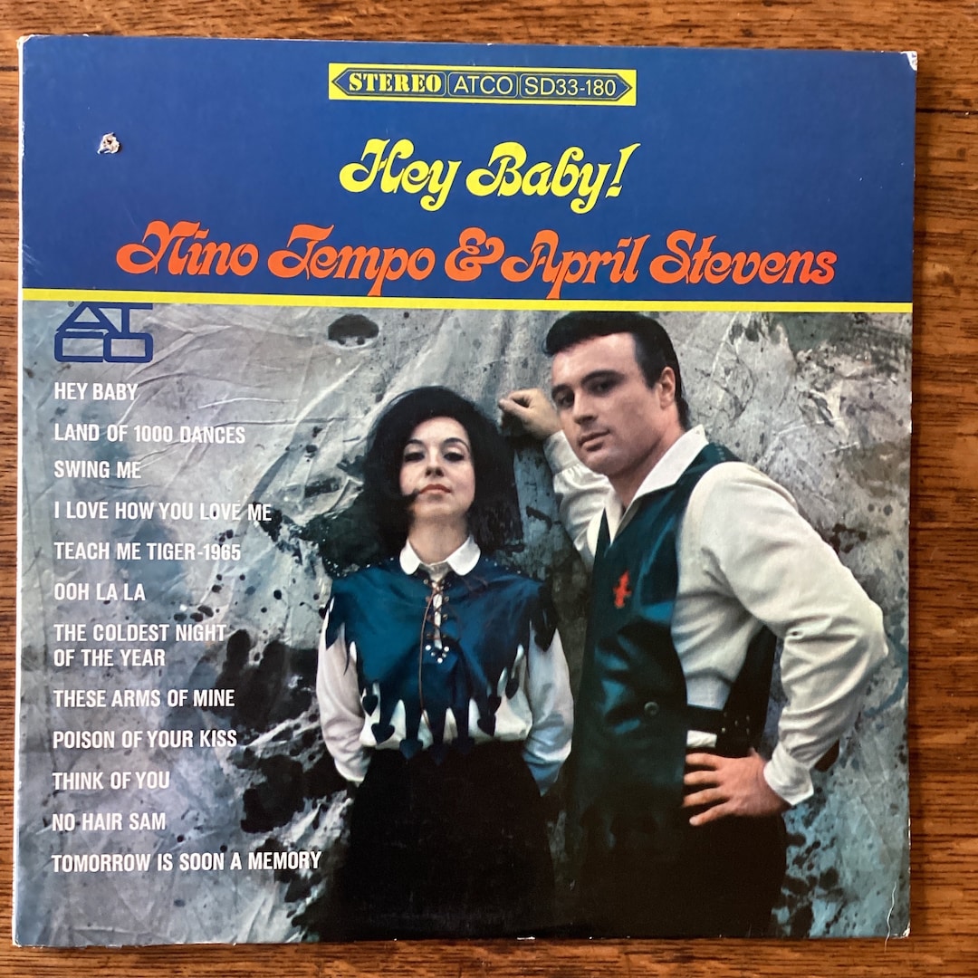Nino Tempo & April Stevens Hey Baby Stereo Vinyl Lp 1966 Atco