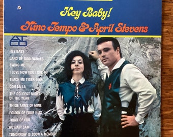 Nino Tempo & April Stevens Hey Baby Stereo Vinyl Lp 1966 Atco