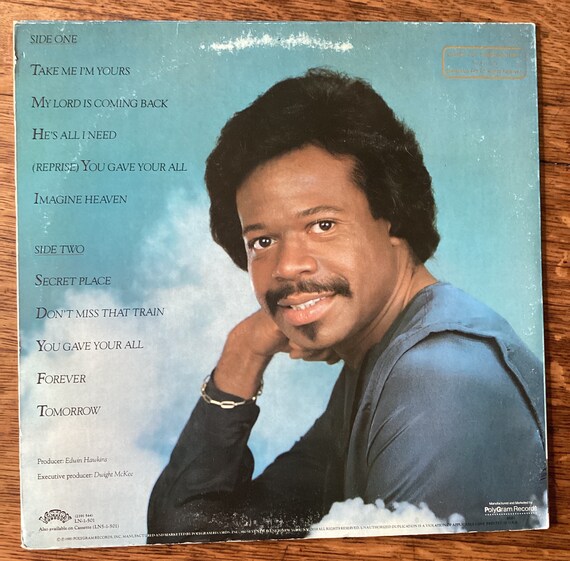 米CD Edwin Hawkins Imagine Heaven 8387122 Lection Records /00110 Edwin Hawkins Imagine Heaven Stereo Vinyl LP 1981 Lection Records