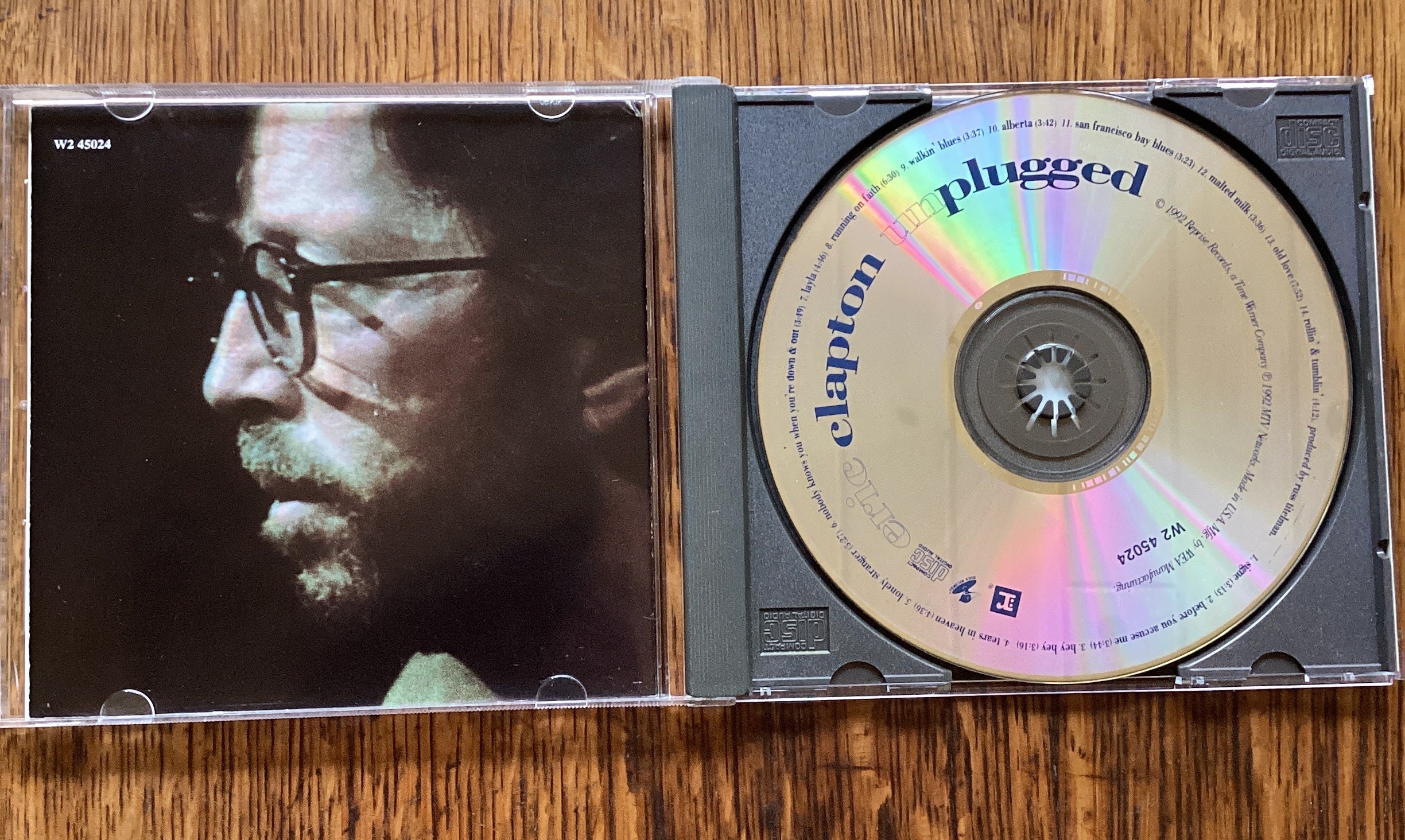 Eric Clapton - Unplugged - CD 1992 Reprise Records 9 45024-2. - Etsy
