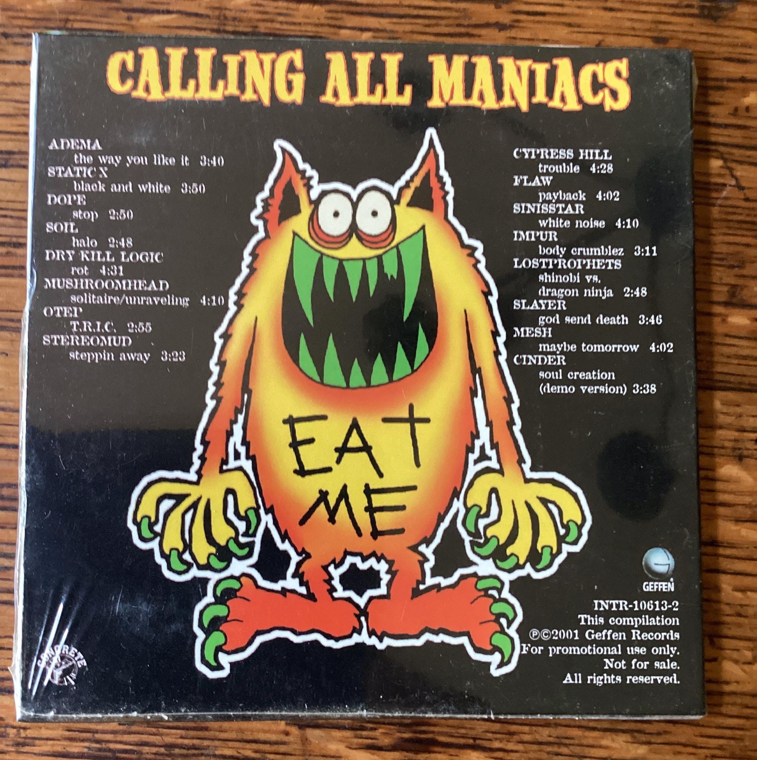 Calling All Maniacs - Various Artists - CD 2001 Geffen Records - Etsy