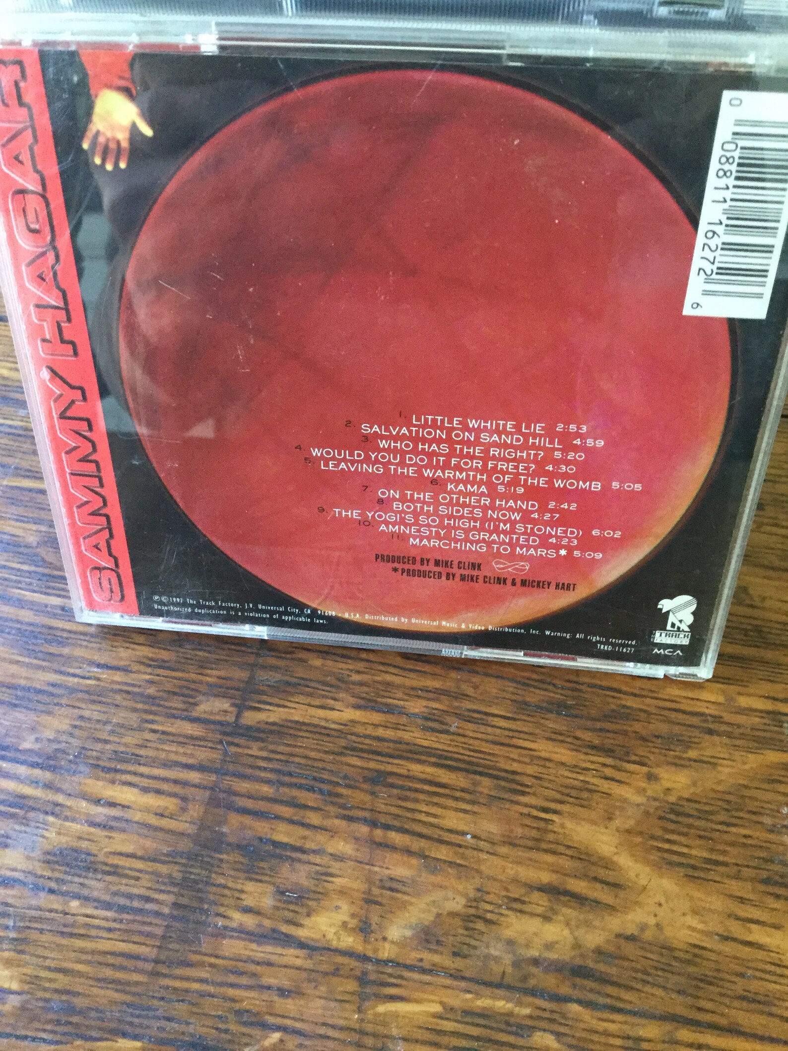 Sammy Hagar Marching to Mars CD 1997 the Track Factory Records Etsy