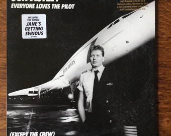 Jon Ashley Everyone Loves The Pilot Vinyl Stereo LP 1987 Atlantic Records 81740-1