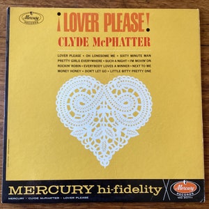 Clyde McPhatter Lover Please Mono Vinyl LP 1962 Mercury Records MG-20711