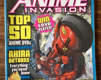 Wizard Anime Invasion Magazine Fall 2001 Manga Price Guide, Akira, Dragon Ball
