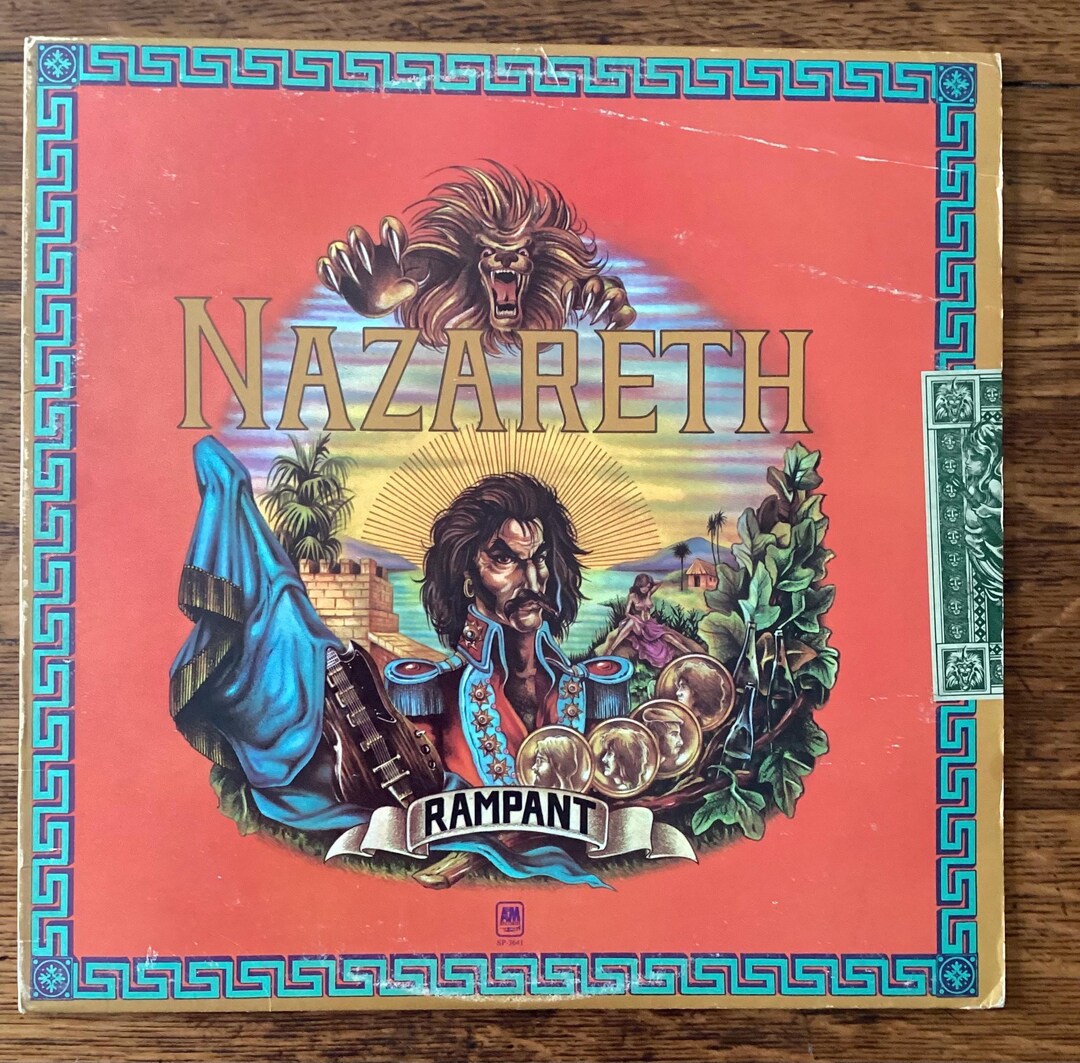 Nazareth Lp Rampant Nazareth - Rampant - Stereo Vinyl Lp 1974 A&M Records SP-3641 - Etsy