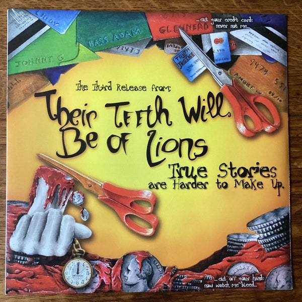 Their Teeth Will Be Of Lions True Stories Are Harder To Make Up Stereo Vinyl LP 2010 Veritas Et Aequitas Records New Sealed