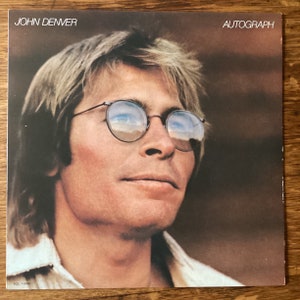 John Denver Autograph Stereo Vinyl Lp 1980 RCA Records AQL1-3449