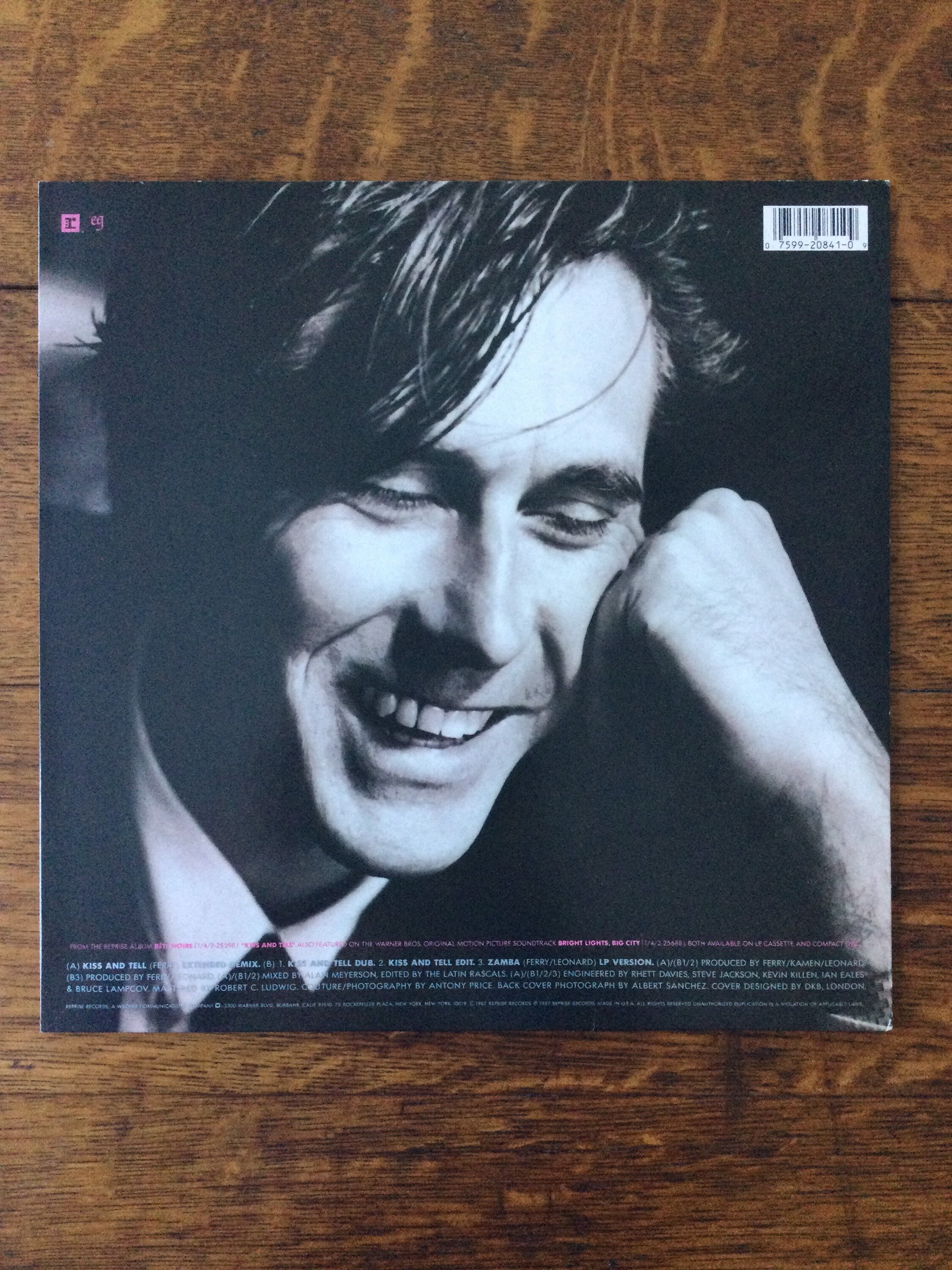 Bryan Ferry Kiss and Tell/zamba Stereo Vinyl 12” Single 45 RPM