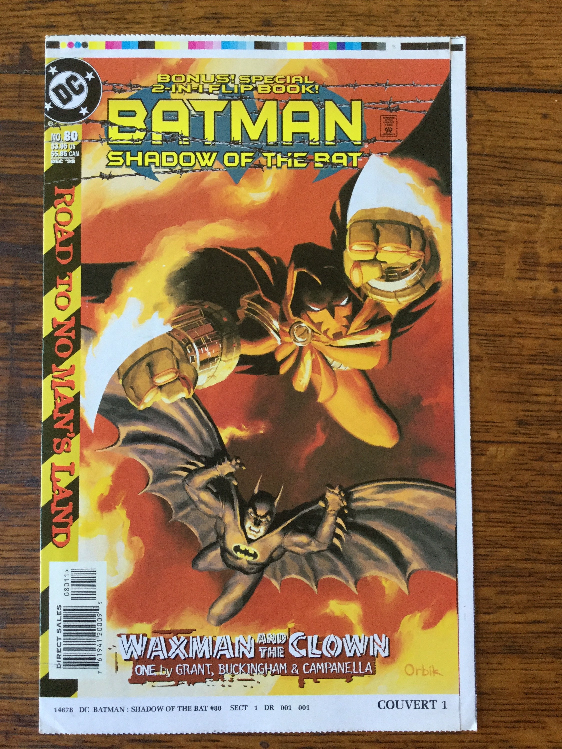 Batman Shadow of the Bat 80  Flip Book W/ Azrael 47 - Etsy Australia