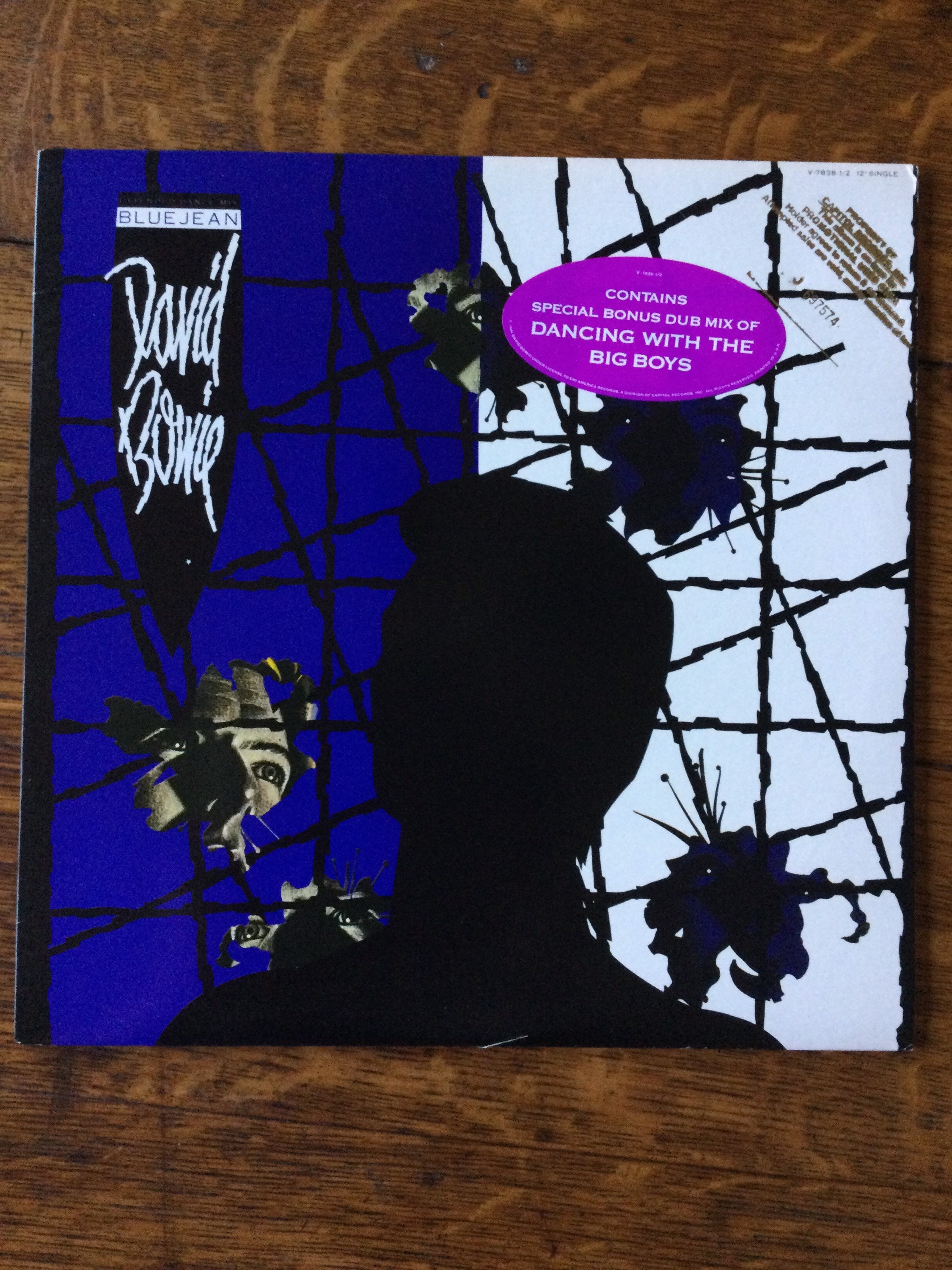 David Bowie Blue Jean 12” Single Stereo Vinyl 1984 EMI