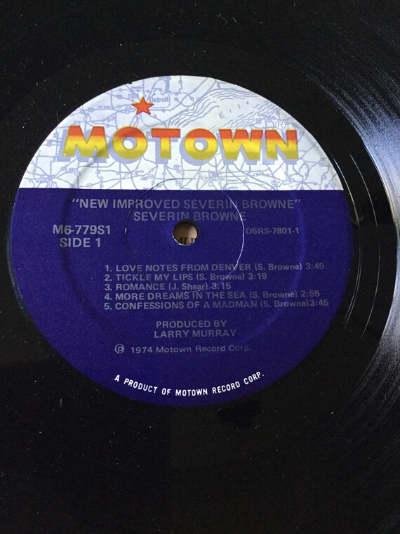 Severin Browne New Improved Stereo Vinyl LP 1974 Motown