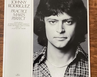 Johnny Rodriguez - Practice Makes Perfect - Vinyl LP 1977 Mercury Records SRM-1-1144